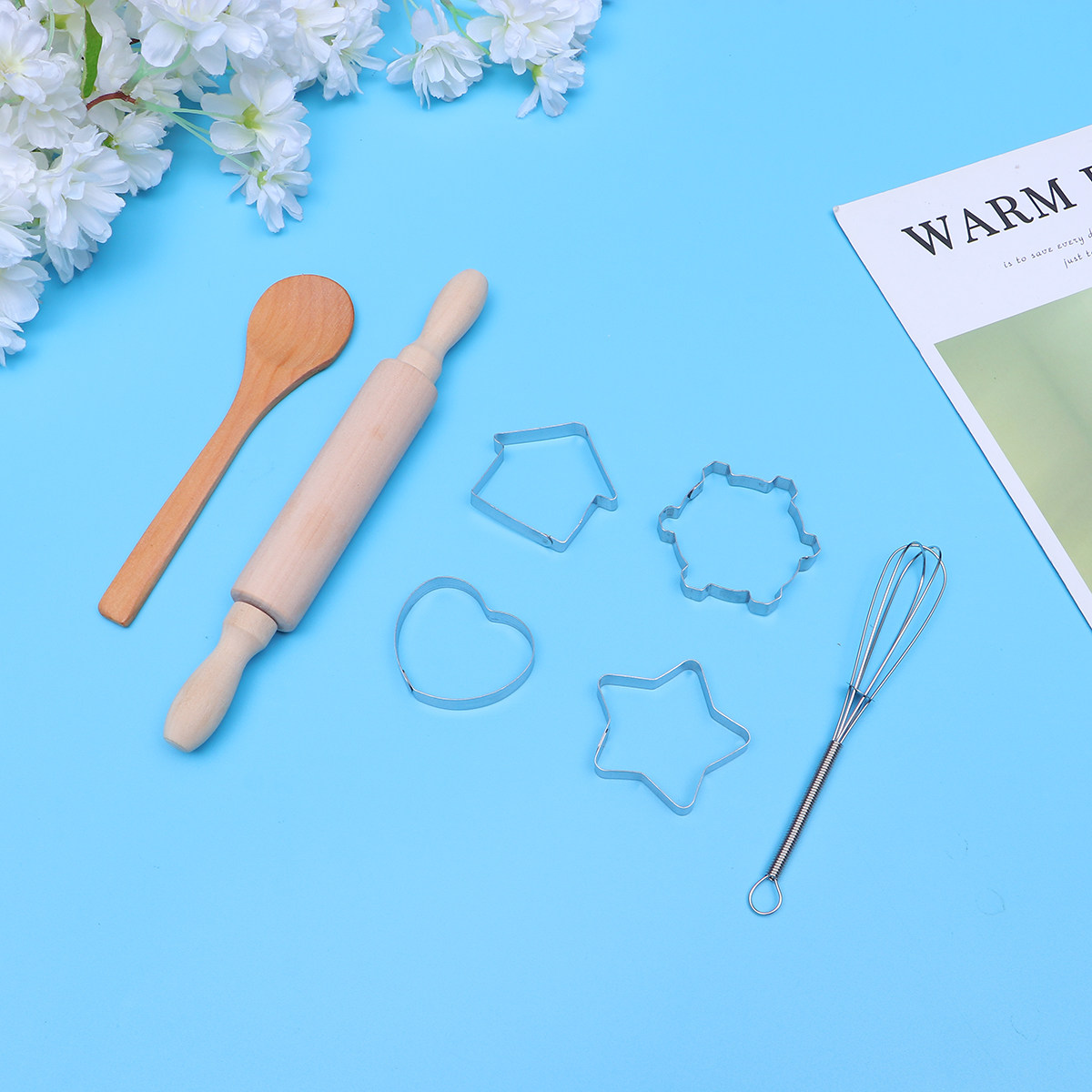 Kitchen Kids Baking Set - 11개 세트 어린이용 주방 앞치마, 남녀